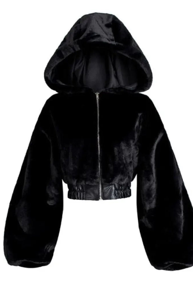 Grunge Hooded Overcoat