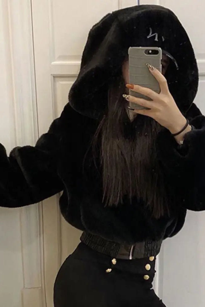 Grunge Hooded Overcoat