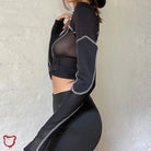 Grunge Mesh Buckle Top - The Cursed Closet