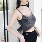 Grunge Mesh Cami Top Clothing