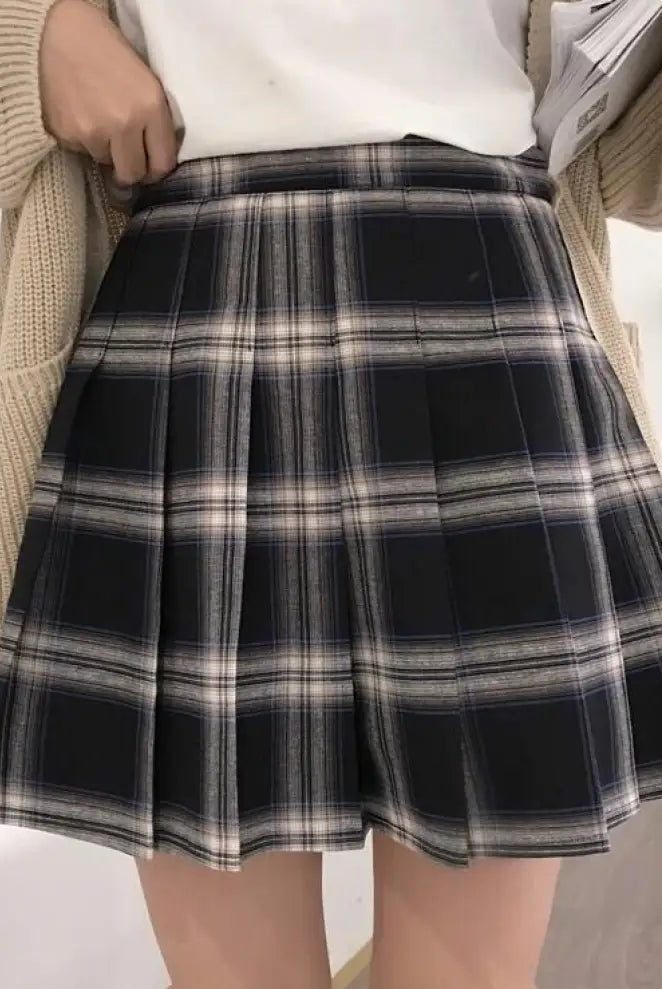 Grunge Plaid Mini Skirt - The Cursed Closet