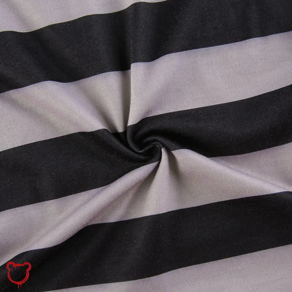 Grunge Striped Long Sleeve Top - The Cursed Closet