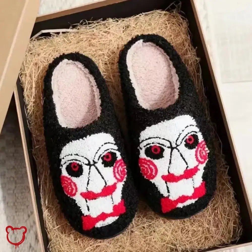 Halloween Winter Plush Slippers - The Cursed Closet