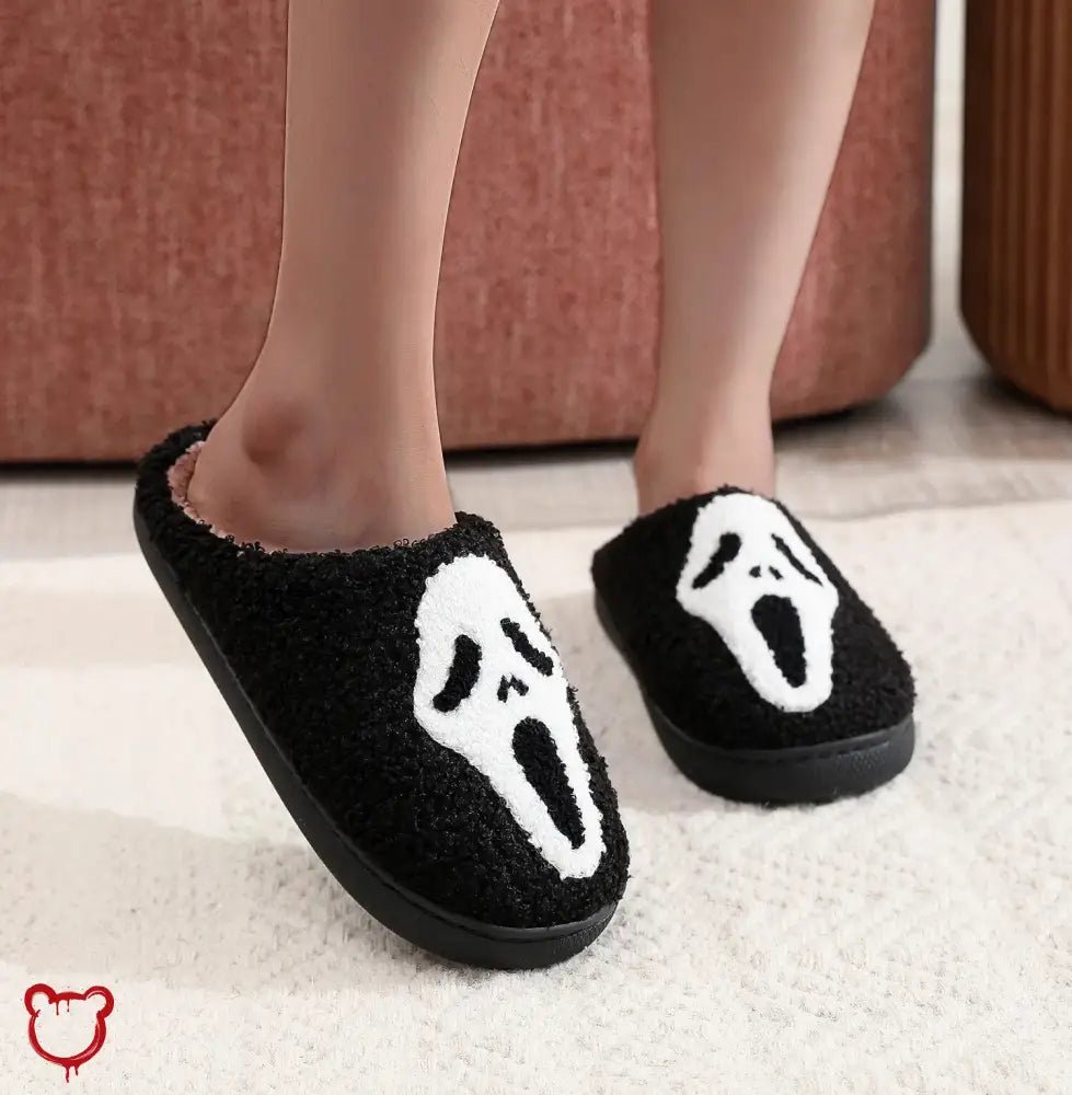 Halloween Winter Plush Slippers - The Cursed Closet