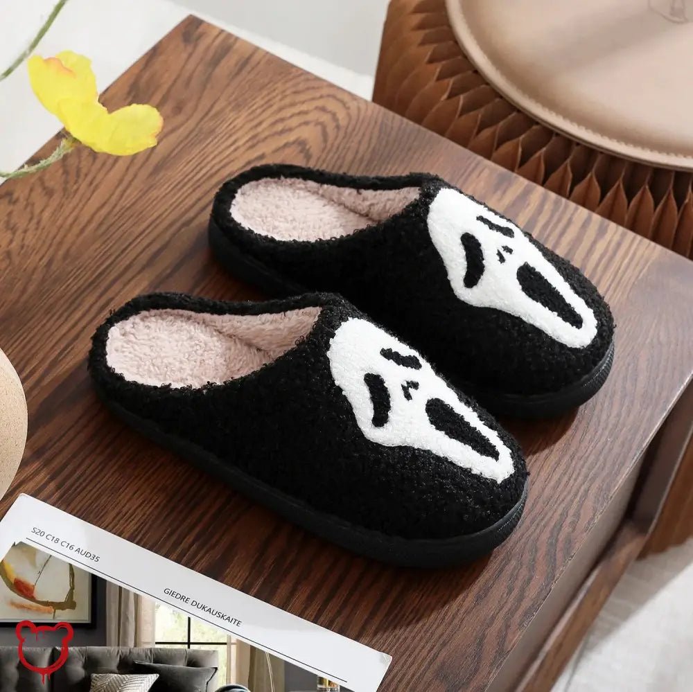 Halloween Winter Plush Slippers - The Cursed Closet