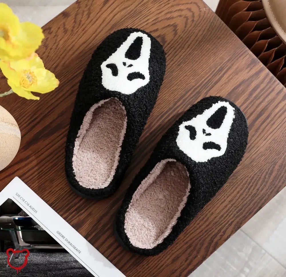 Halloween Winter Plush Slippers - The Cursed Closet