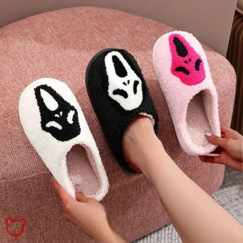 Halloween Winter Plush Slippers - The Cursed Closet