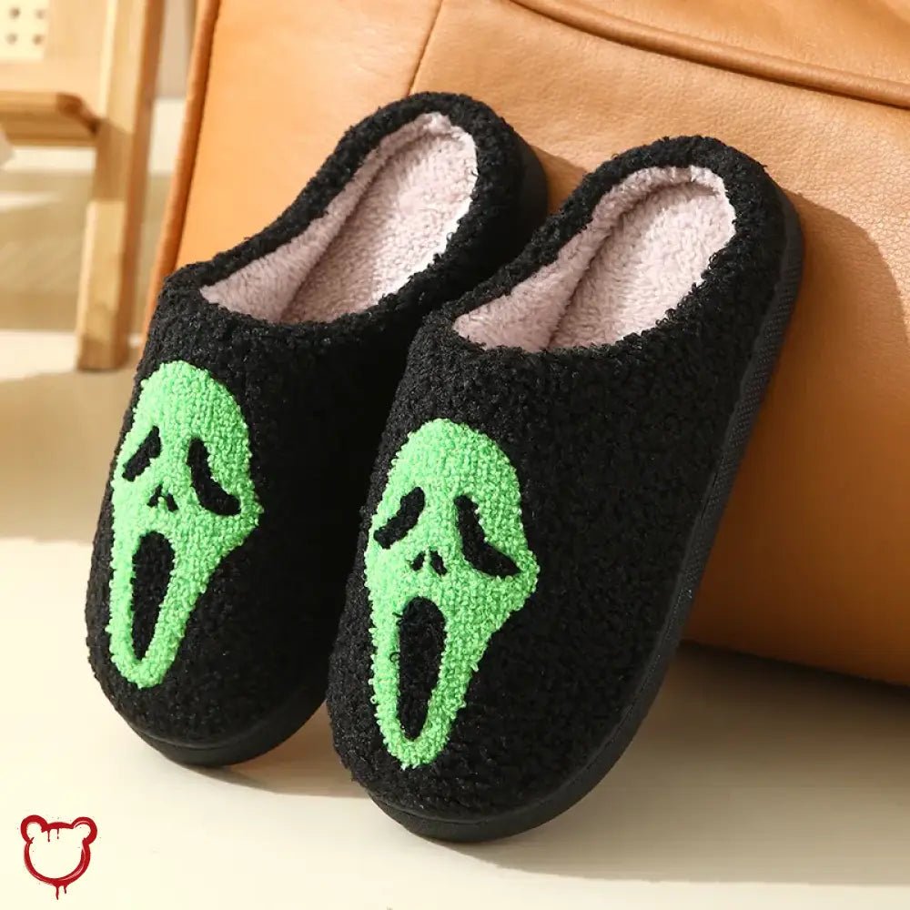 Halloween Winter Plush Slippers - The Cursed Closet