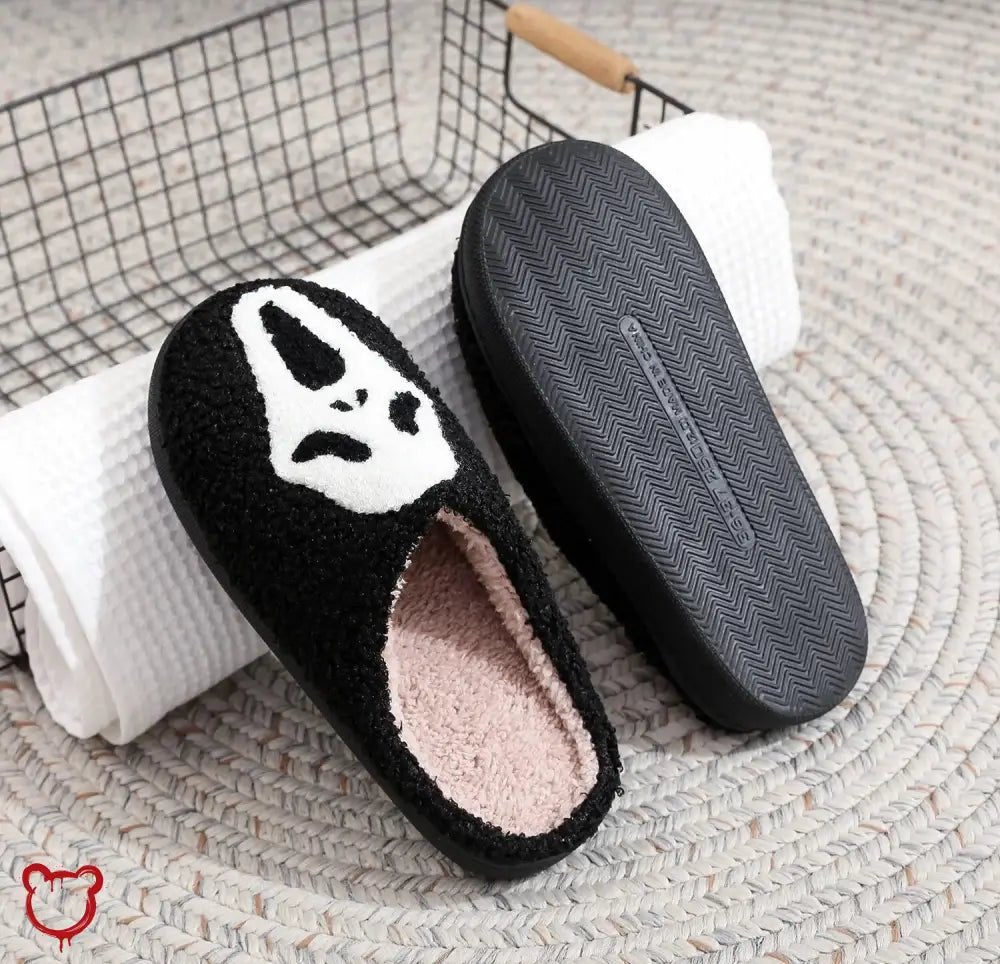 Halloween Winter Plush Slippers - The Cursed Closet