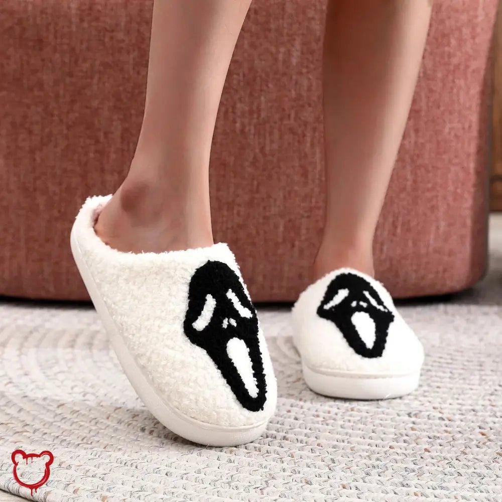 Halloween Winter Plush Slippers - The Cursed Closet