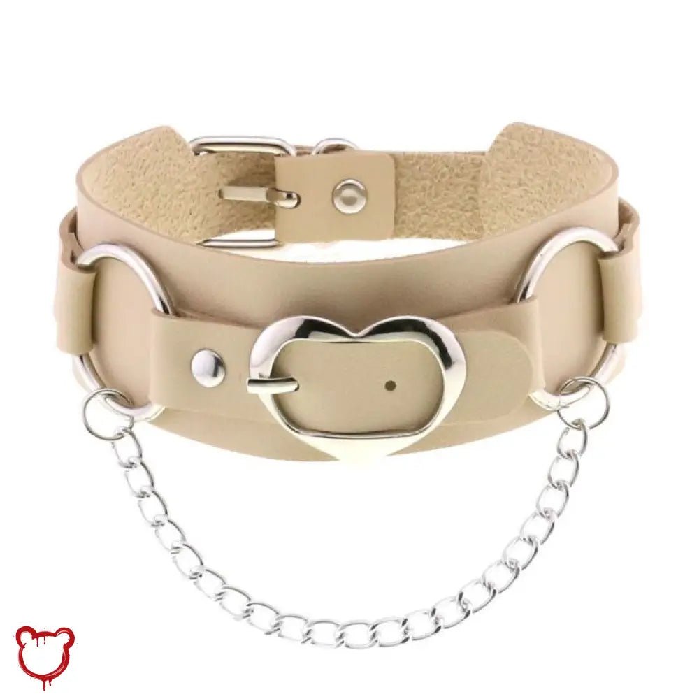 Heart Buckle Choker - The Cursed Closet