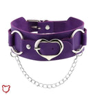 Heart Buckle Choker - The Cursed Closet