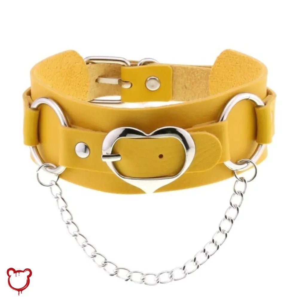 Heart Buckle Choker - The Cursed Closet