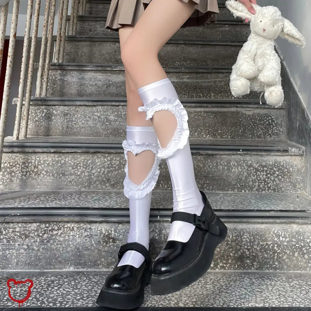 Heart Knee Socks Accessories