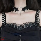 Heart Lace Leg Garter - Black Accessories