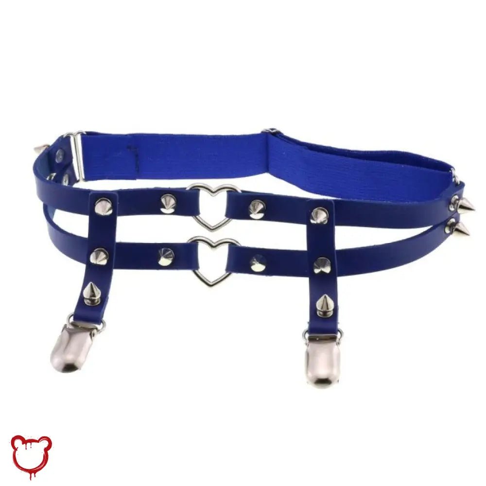 Heart Spike Garter - The Cursed Closet