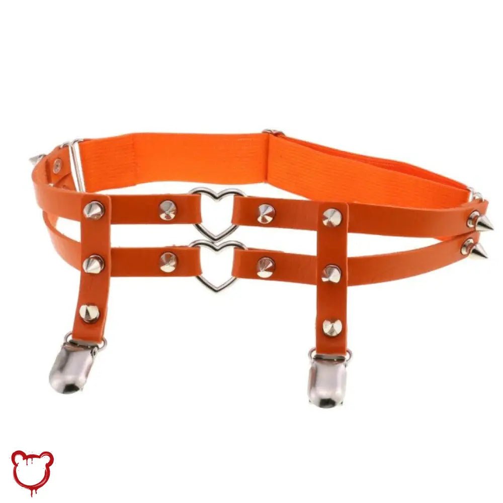 Heart Spike Garter - The Cursed Closet