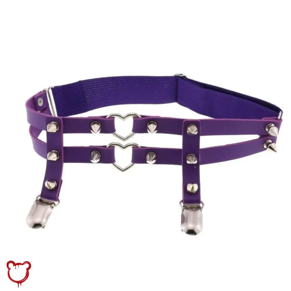 Heart Spike Garter - The Cursed Closet