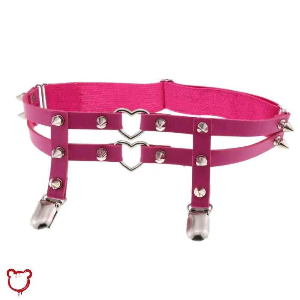 Heart Spike Garter - The Cursed Closet