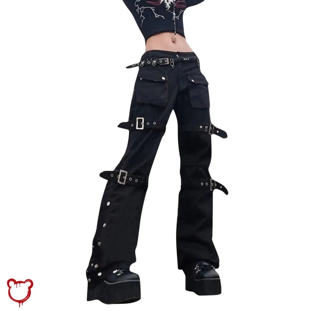 Hellbound Loose Strap Pants - The Cursed Closet