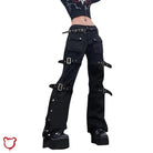 Hellbound Loose Strap Pants - The Cursed Closet
