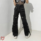Hellbound Loose Strap Pants - The Cursed Closet