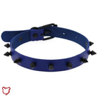 Hellboy's Spiky Black Leather Choker - The Cursed Closet