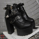 Hellraiser' Black Alt High Heel Boots - The Cursed Closet