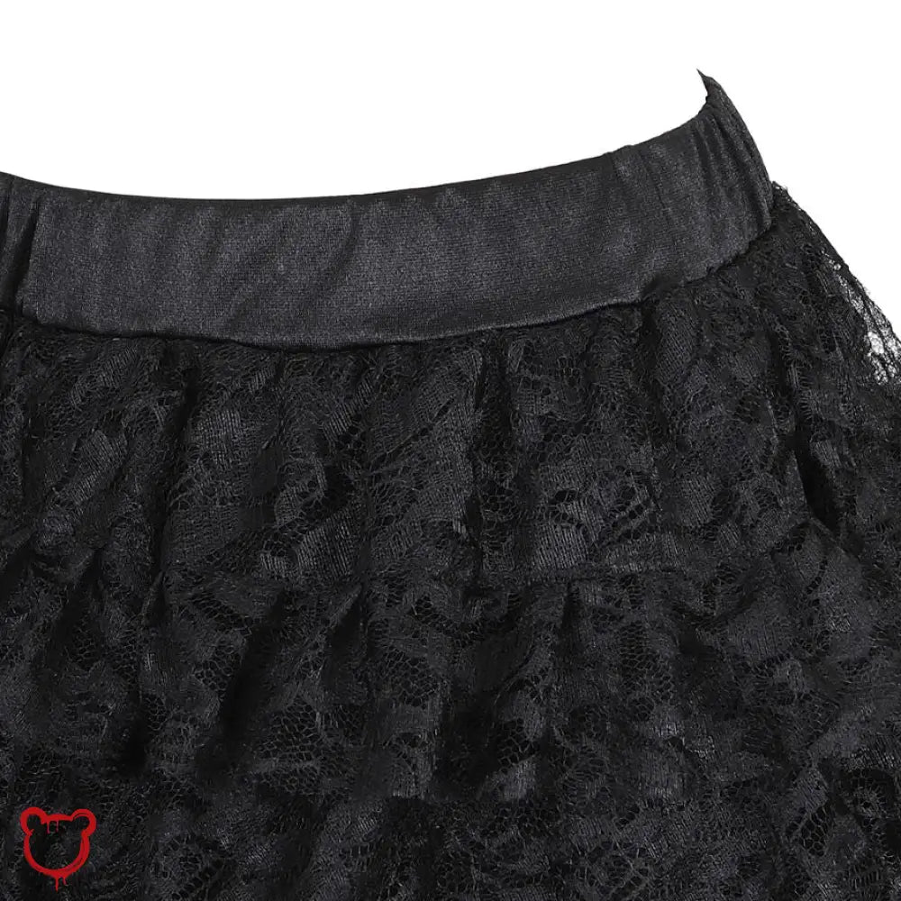 Horror - inspired Ruffle Skirt - The Cursed Closet