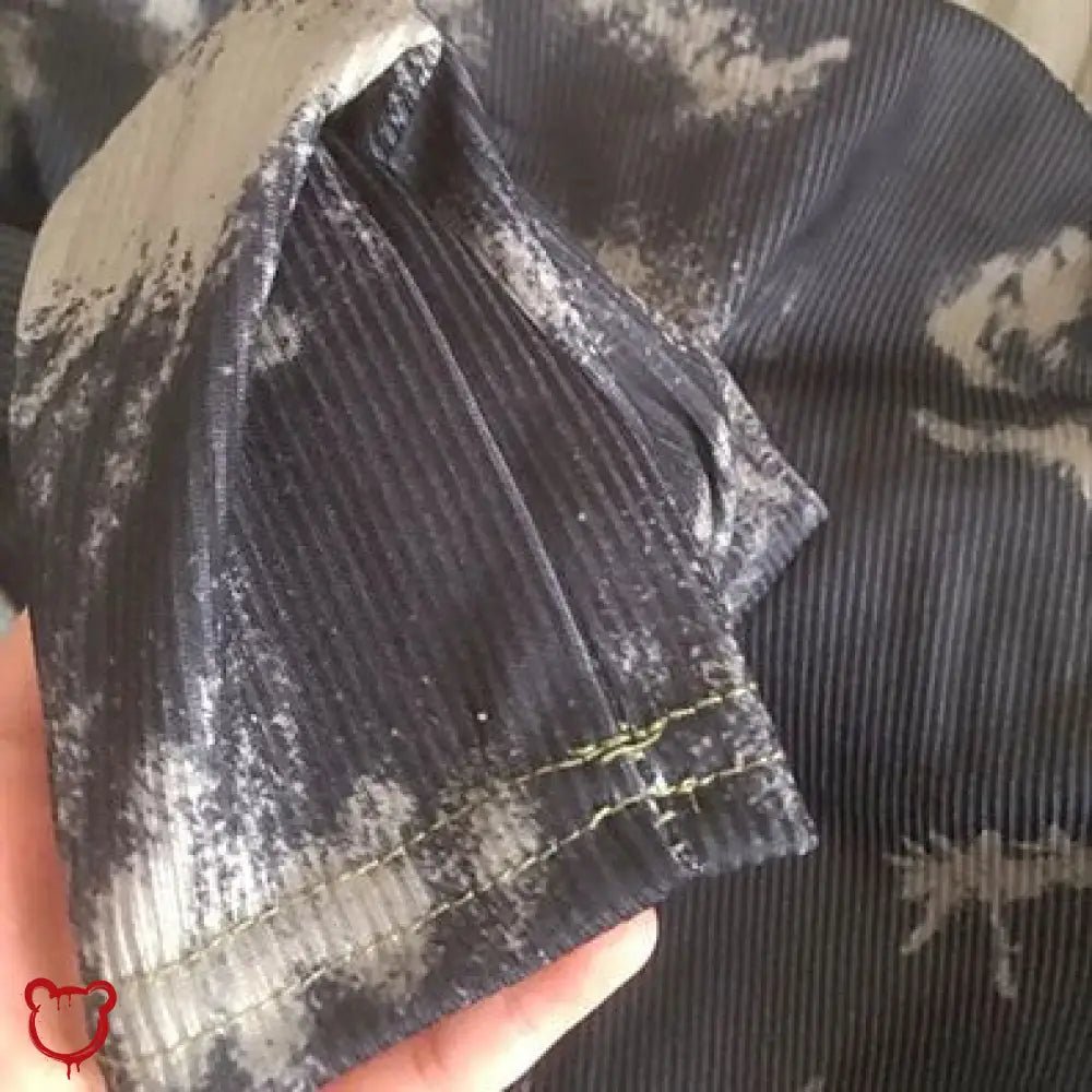 Hourglass Tie Dye Cold Shoulder Top - The Cursed Closet