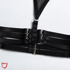 Ideal Noir Mesh Lingerie Ensemble - The Cursed Closet