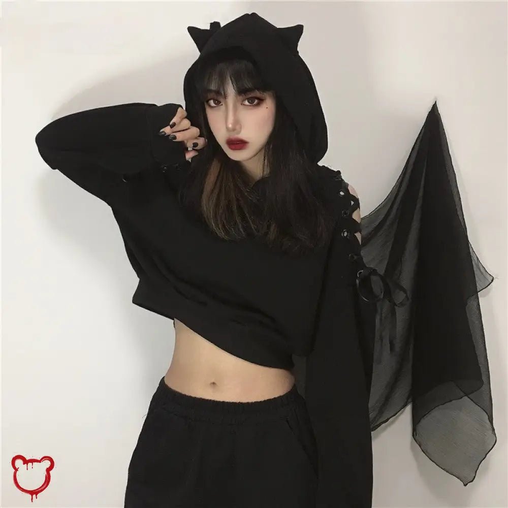Ivy's Black Cat Hoodie - The Cursed Closet