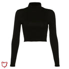Jetlag' Black Backless Top - The Cursed Closet