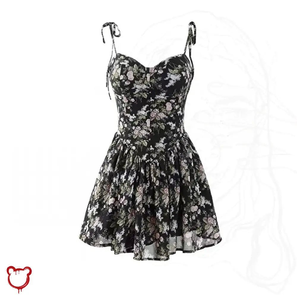 Kawaii Floral Slip Dress - The Cursed Closet