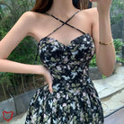 Kawaii Floral Slip Dress - The Cursed Closet