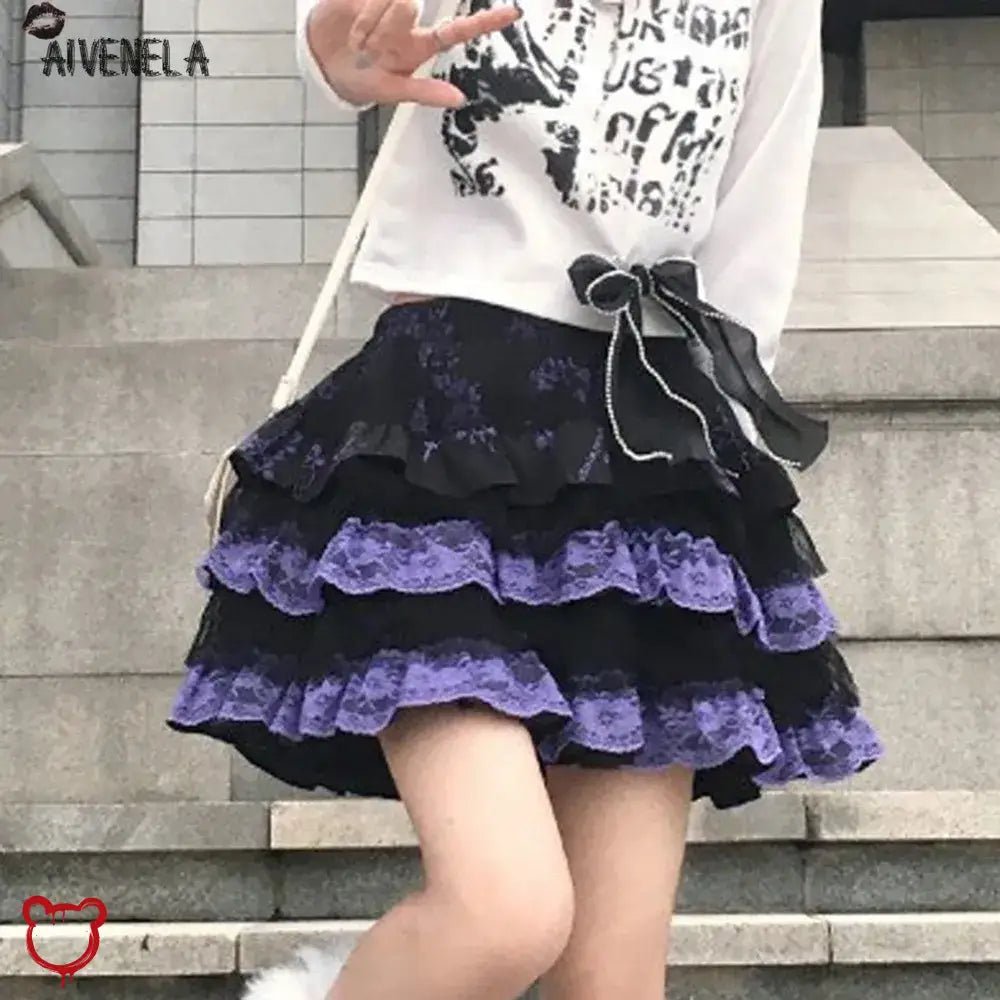 Kawaii Lace Skirt - The Cursed Closet