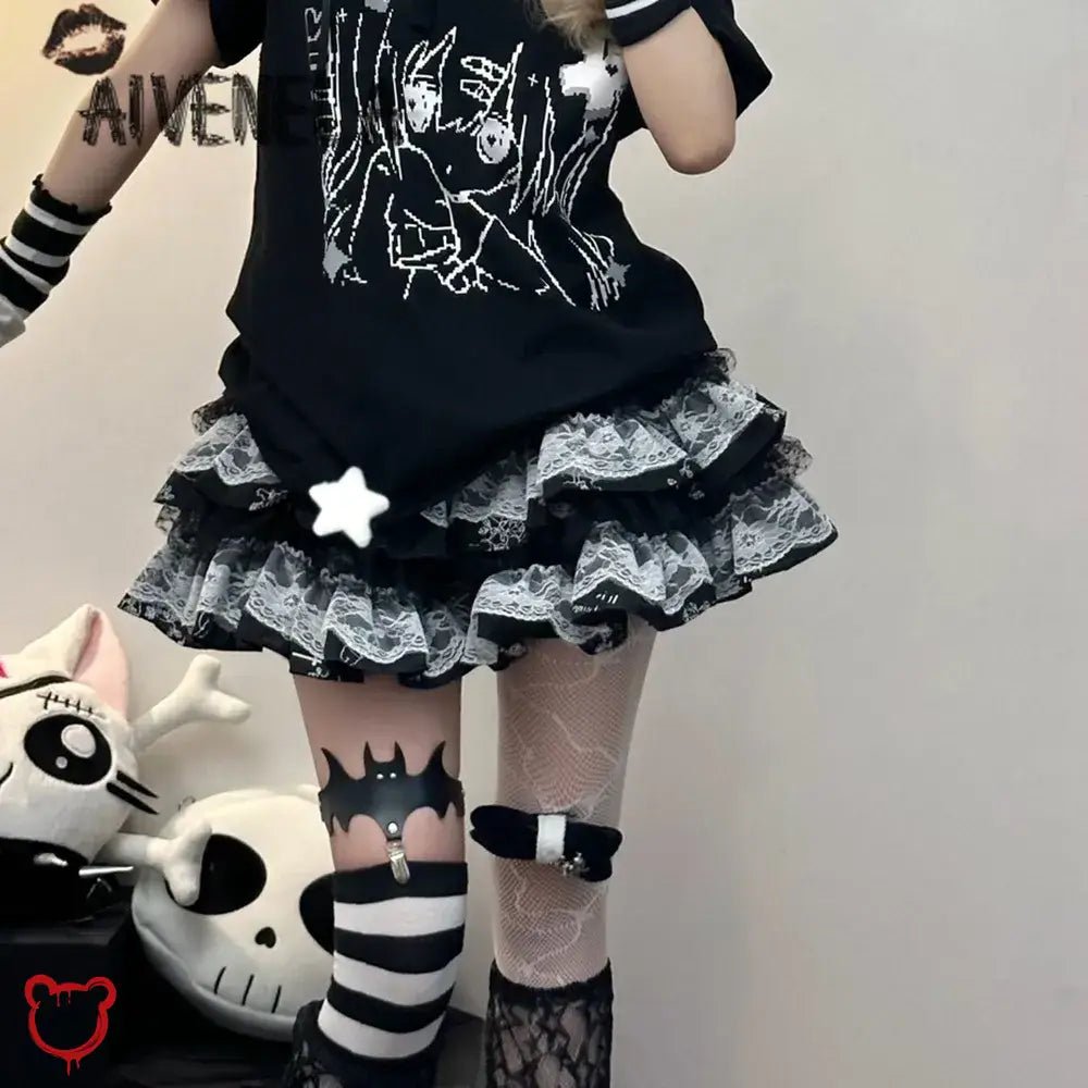 Kawaii Lace Skirt - The Cursed Closet