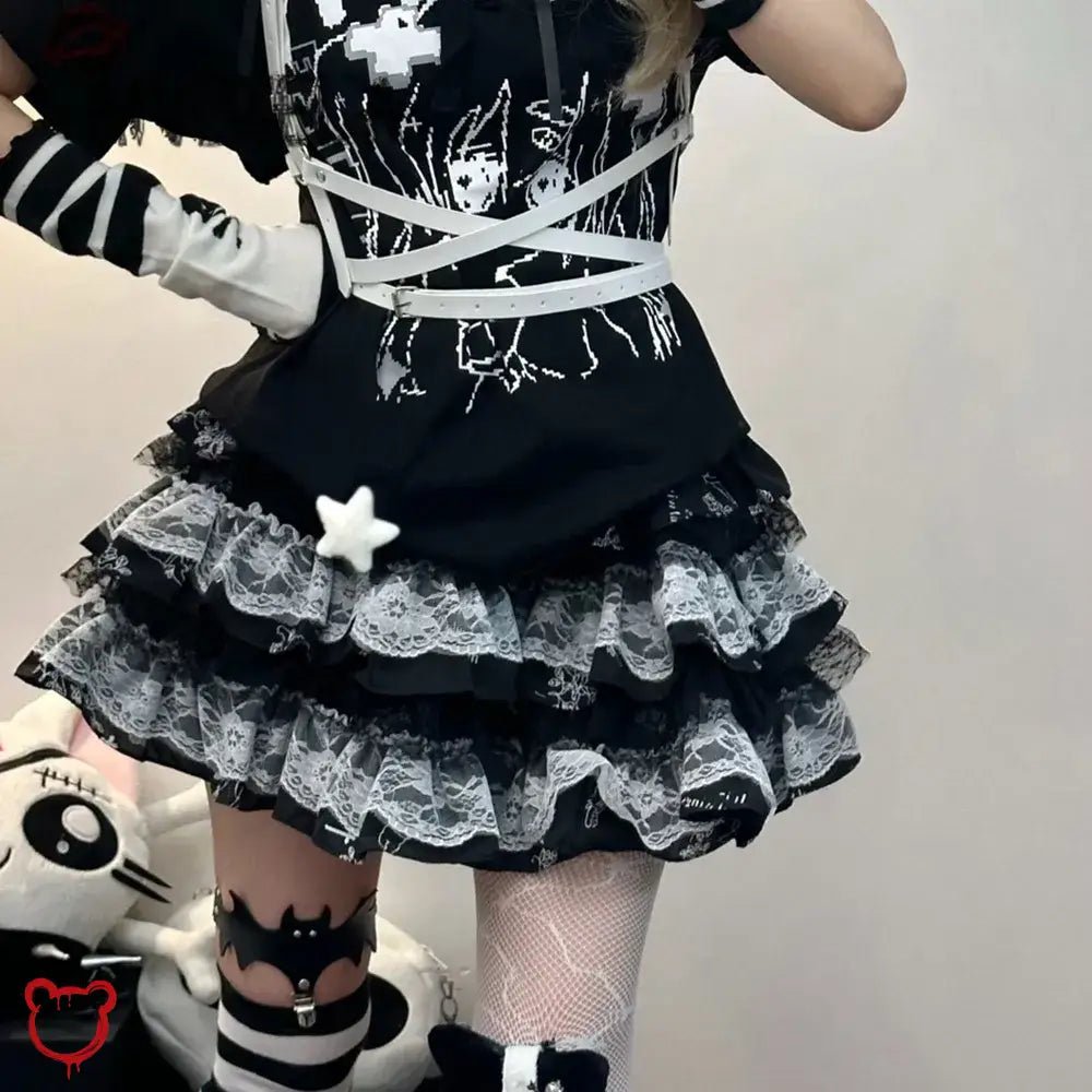 Kawaii Lace Skirt - The Cursed Closet