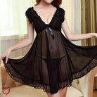 Lace Mesh Transparent Dress - The Cursed Closet