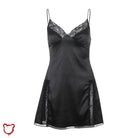 Lace Strap Satin Dress - The Cursed Closet