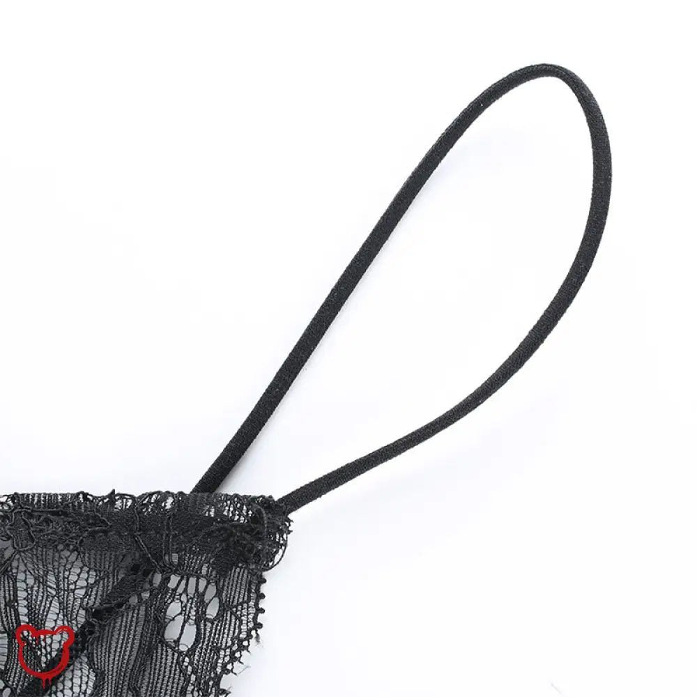 Lace Strap Satin Dress - The Cursed Closet