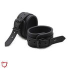 Leather Ankle Restraints - Adjustable - The Cursed Closet
