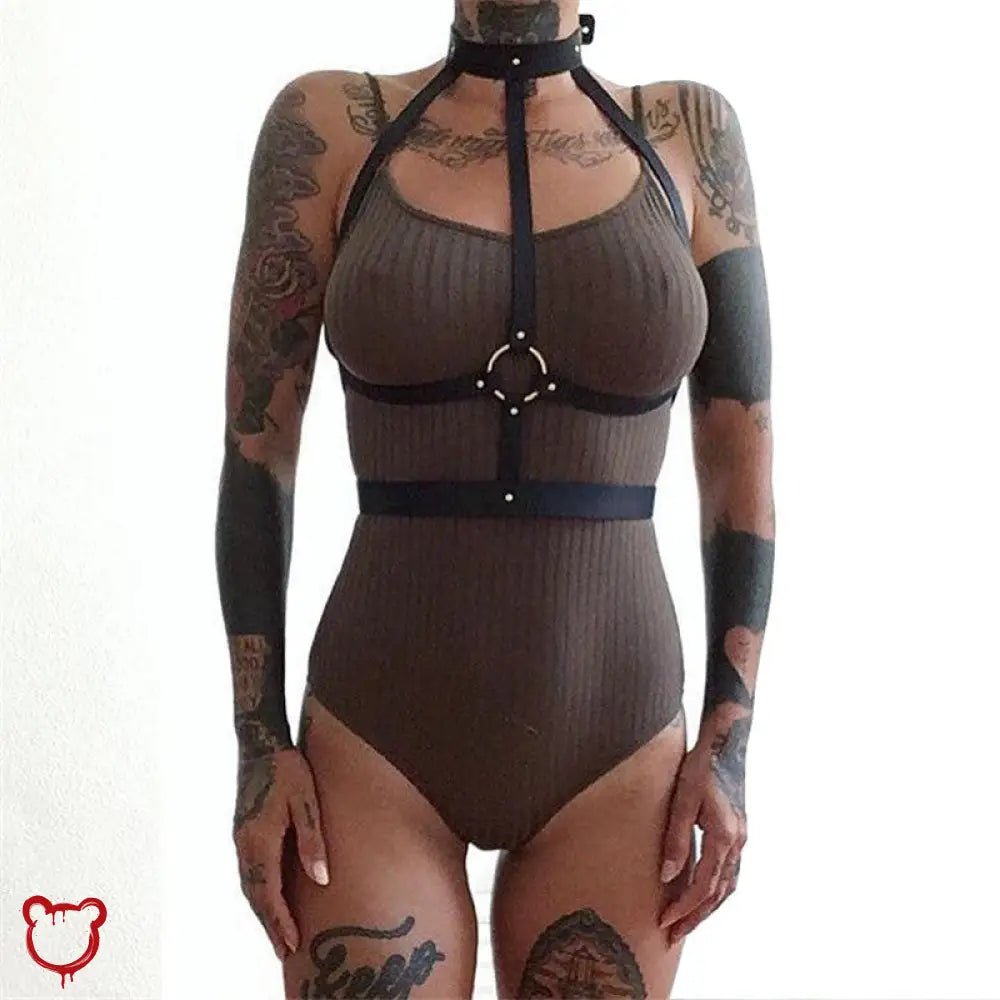 Leather Harness Upper Body - The Cursed Closet