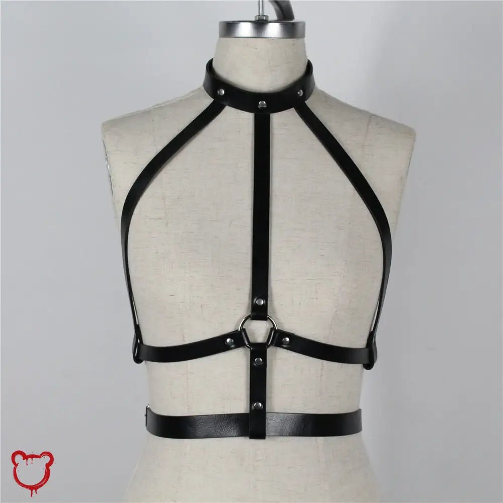 Leather Harness Upper Body - The Cursed Closet