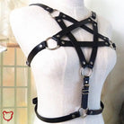 Leather Pentagram Harness - The Cursed Closet