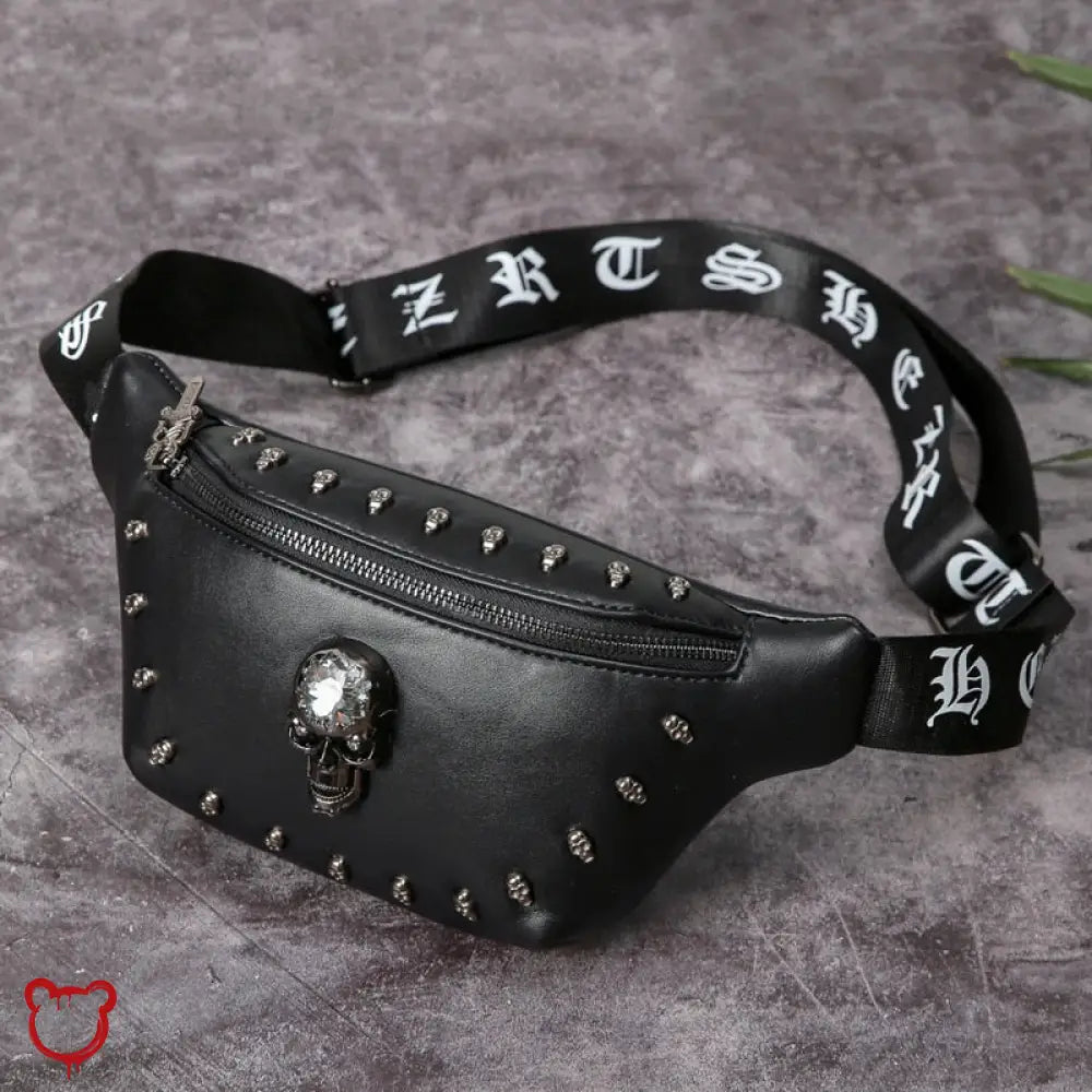 Leather Skull Waist Bag - Unisex - The Cursed Closet