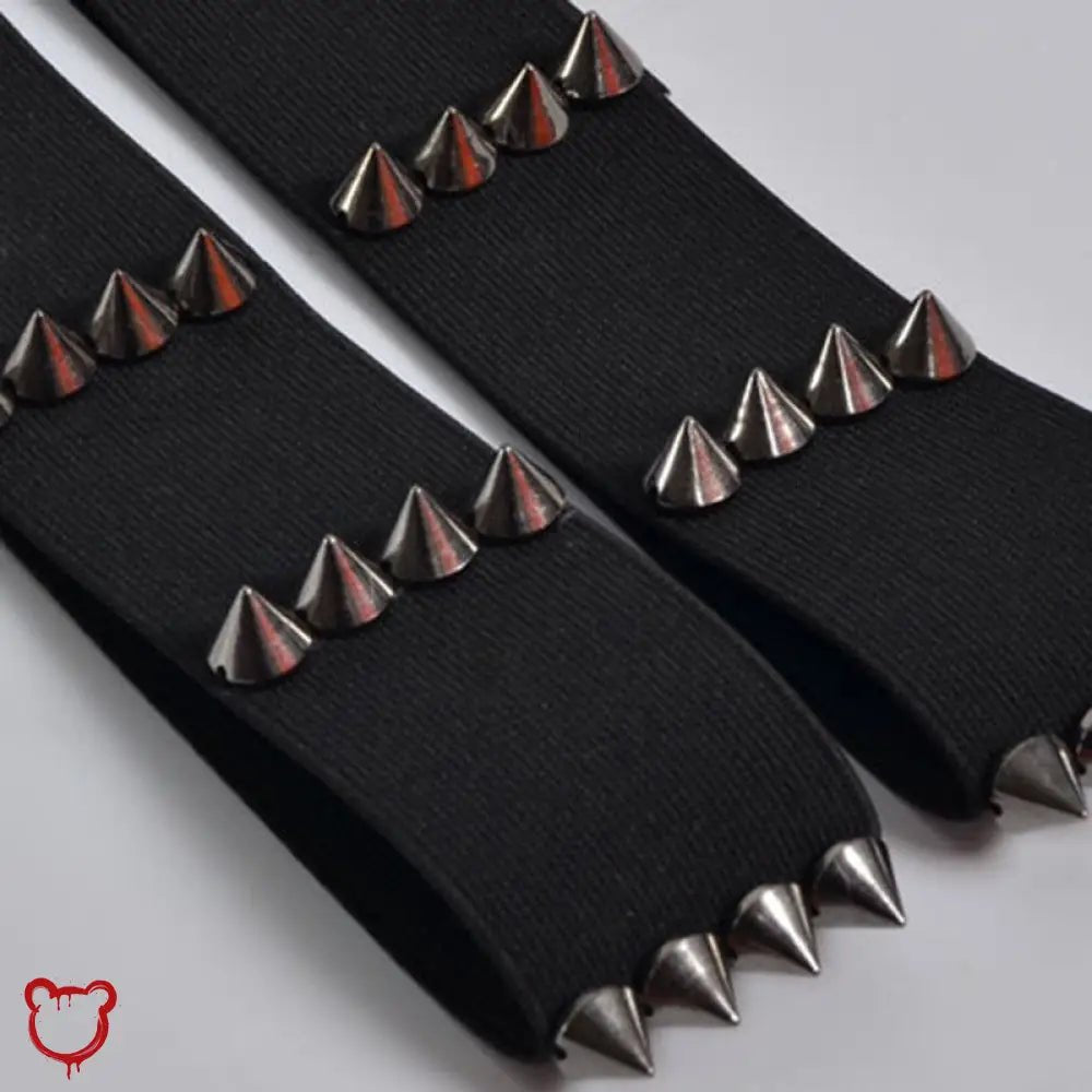 Leg Garter Pair with Spikes - The Cursed Closet
