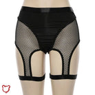 Lethal Black Waist Shorts - The Cursed Closet