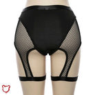 Lethal Black Waist Shorts - The Cursed Closet