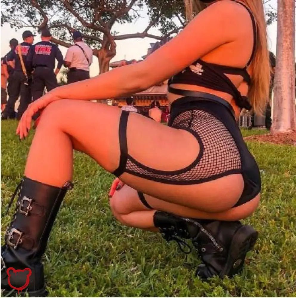 Lethal Black Waist Shorts - The Cursed Closet